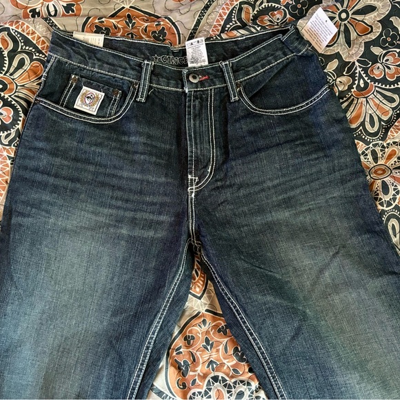 New with tags mens CINCH white label relaxed, mid rise,straight leg SIZE 34x34 - Picture 3 of 4